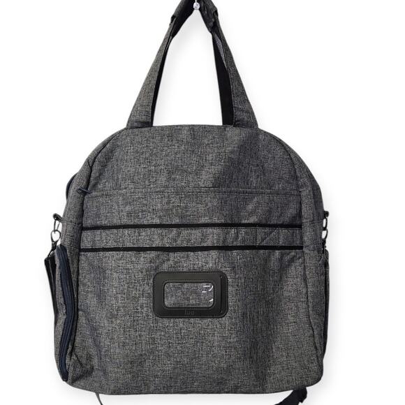 Lug Boxer Packable Duffel Travel Overnight Weekender Carry-on Bag Gray NWOT - Picture 2 of 7